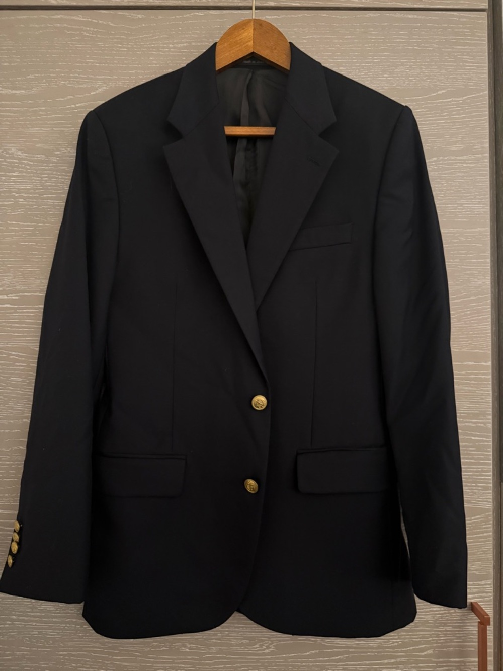 Michael Kors Navy Club Jacket with Gold Buttons